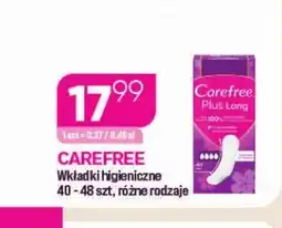 Koliber drogerie Wkładki higieniczne Carefree oferta