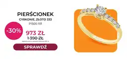 Briju Pierścionek cyrkonie złoto 333 P1505-101 Briju oferta