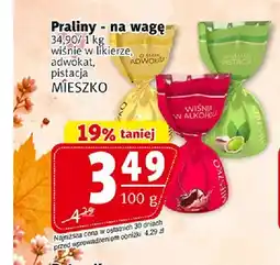 Prim Market Praliny na wagę wiśnie w likierze Mieszko oferta