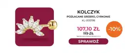 Briju Kolczyk pozłacane srebro cyrkonie KL-005198 Briju oferta
