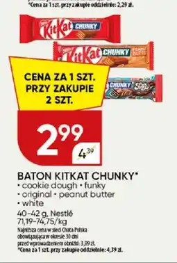 Chata Polska Baton KitKat Chunky cookie dough oferta