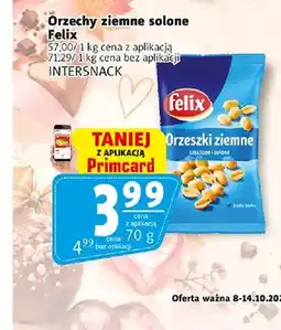 Prim Market Orzechy ziemne solone Felix oferta
