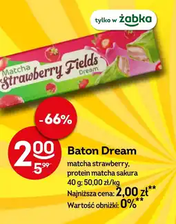 Żabka Baton Matcha oferta