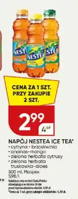 Chata Polska Napój Nestea Ice Tea zielona herbata truskawka-aloes oferta