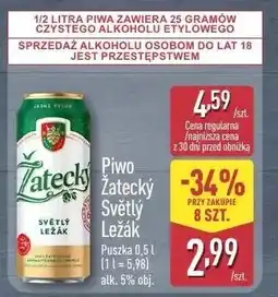 ALDI Piwo Zatecky oferta