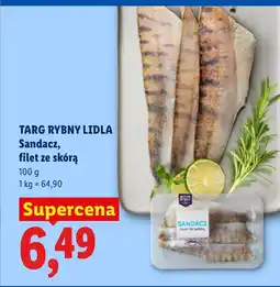 Lidl Sandacz Targ rybny Lidla oferta