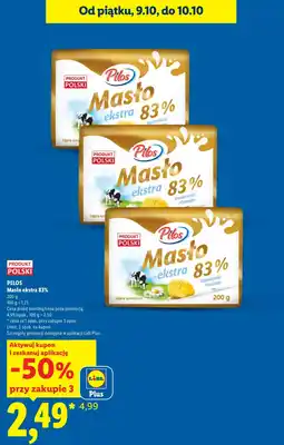 Lidl Masło Pilos oferta