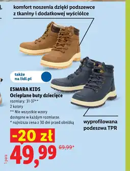 Lidl Buty ocieplane Esmara oferta
