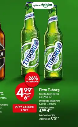 Żabka Piwo Tuborg oferta