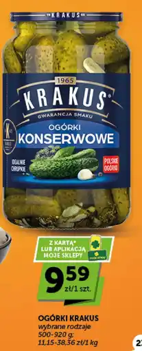 Groszek Ogórki Krakus oferta