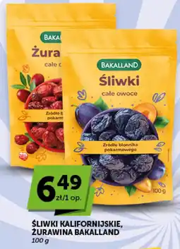 Euro Sklep Śliwki Kalifornijskie, Żurawina Bakalland oferta
