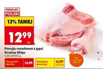 Biedronka Porcja rosołowa z gęsi Kraina Mies oferta