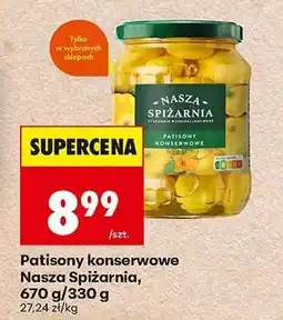 Biedronka Patisony konserwowe Nasza Spiżarnia, 670 g/330 g oferta