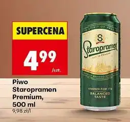 Biedronka Piwo Staropramen Premium, 500 ml oferta
