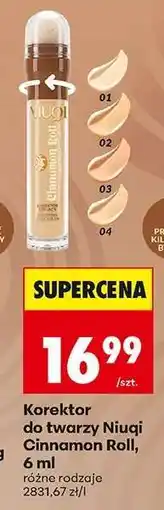 Biedronka Korektor do twarzy Niuqi Cinnamon Roll, 6 ml oferta