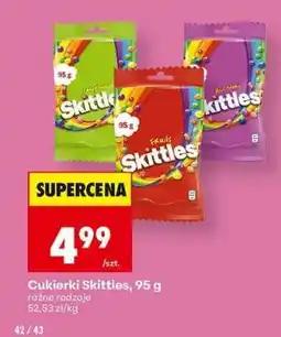 Biedronka Cukierki Skittles, 95 g oferta