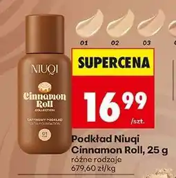 Biedronka Podkład Niuqi Cinnamon Roll, 25 g oferta