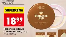 Biedronka Puder sypki Niuqi Cinnamon Roll, 14 g oferta