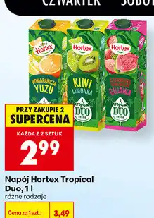 Biedronka Napój Hortex Tropical Duo oferta