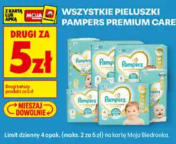 Biedronka Pieluszki Pampers Premium Care oferta