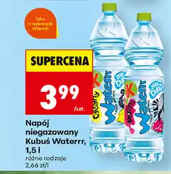 Biedronka Napój niegazowany Kubuś Waterrr oferta