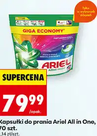 Biedronka Kapsułki do prania Ariel All in One, 70 szt oferta