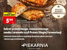Biedronka Pizza z szynką długa fermentacja oferta