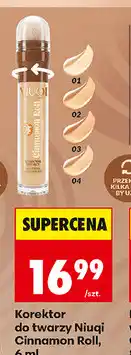 Biedronka Korektor do twarzy Niuqi Cinnamon Roll oferta