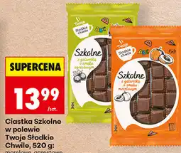 Biedronka Ciastka Szkolne w polewie Twoje Słodkie Chwile, 520 g: morelowe, agrestowe oferta