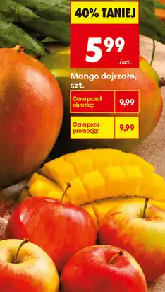 Biedronka Mango dojrzałe oferta