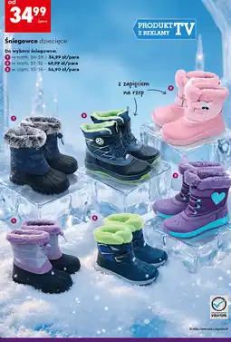 Biedronka Śniegowce dziecięce CLEVÉ oferta