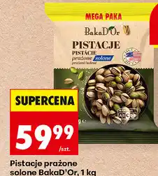 Biedronka Pistacje prażone solone BakaD'Or oferta