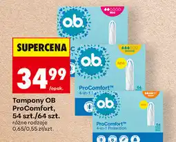 Biedronka Tampony OB ProComfort, 54 szt./64 szt oferta