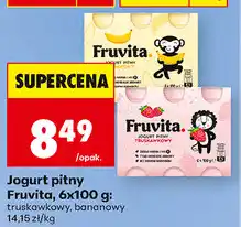 Biedronka Jogurt pitny Fruvita oferta