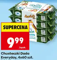 Biedronka Chusteczki Dada Everyday, 4x60 szt oferta