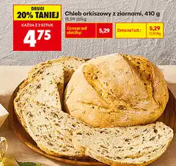 Biedronka Chleb orkiszowy z ziarnami oferta