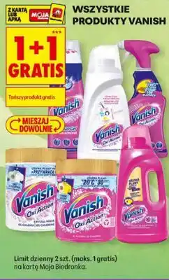 Biedronka Wszystkie produkty Vanish oferta