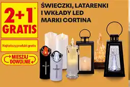 Biedronka Świeczki, latarenki i wkłady LED marki Cortina oferta