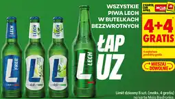 Biedronka Wszystkie piwa Lech w butelkach bezzwrotnych oferta