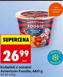 Biedronka Kubełek z sosami American Foodie oferta