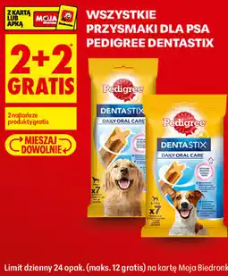 Biedronka Przysmaki dla psa Pedigree Dentastix oferta