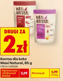 Biedronka Karma dla kota Maxi Natural oferta