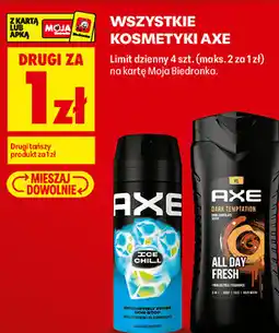 Biedronka Wszystkie kosmetyki Axe oferta