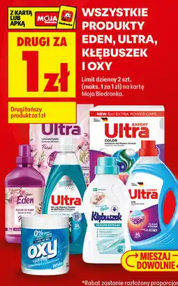 Biedronka Wszystkie produkty Eden, Ultra, Kłębuszek i Oxy oferta