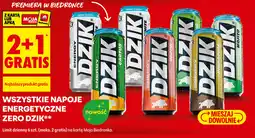 Biedronka Wszystkie napoje energetyczne Zero Dzik oferta