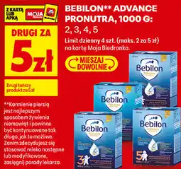 Biedronka Mleko modyfikowane Bebilon Advance Pronutra oferta