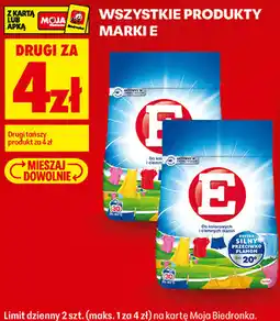 Biedronka Wszystkie produkty marki E oferta