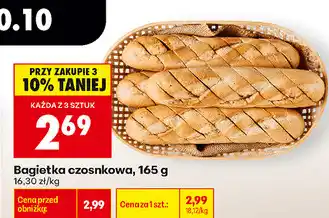 Biedronka Bagietka czosnkowa oferta