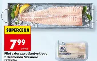 Biedronka Filet z dorsza atlantyckiego z Grenlandii Marinero oferta
