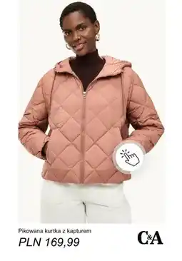 C&A Pikowana kurtka z kapturem C & A oferta